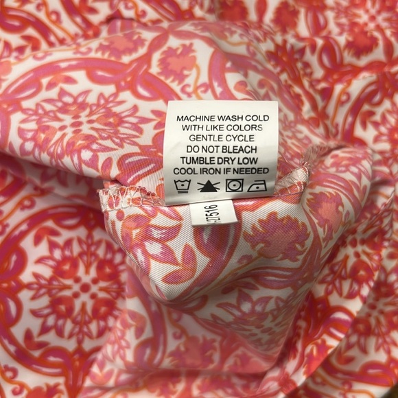 Mud Pie Pink Whitney Sleeveless Ruffle Neck Dress Size Small - Picture 9 of 10